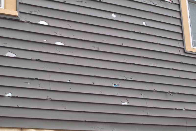 Damaged Vinyl Siding